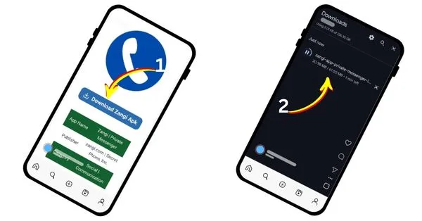 Download Zangi Messenger APK.