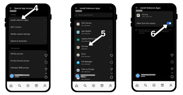 apk installation permission settings